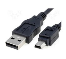 Cable; USB 2.0; USB A plug,USB B mini plug; 1m; black; Canon | CAB-MUSB-A5/1  | 45740
