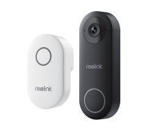 Reolink D340W - 5MP Video Doorbell with Chime, 2.4/5 GHz Wi-Fi, Person Detection, Two-Way Audio, Works with NVRs, white | D340W  | 6975253983315 | SDORLNWDB0002