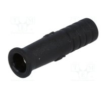 Connector: 2mm banana; socket; 10A; 30VAC; 60VDC; black; push-in | PJP209-N  | 209-N