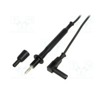 Test lead; 12A; probe tip,banana plug 4mm; with protection | 4411-D4-IEC-100N  | 4411-D4-IEC-100N