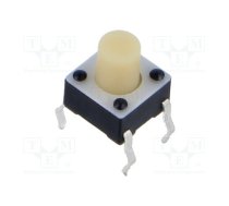 Microswitch TACT; SPST-NO; Pos: 2; 0.05A/24VDC; THT; none; 1.6N | 1-1825910-8  | 1-1825910-8