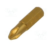 Screwdriver bit; Pozidriv®; PZ2; 1/4"; Overall len: 25mm | FL02102070 | 021 020 70