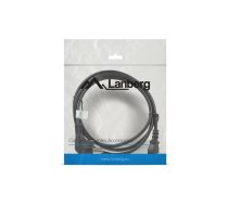 Lanberg CA-C13C-11CC-0018-BK power cable Black 1.8 m C13 coupler CEE7/7 | CA-C13C-11CC-0018-BK  | 5901969409734 | KZALAEKAB0002