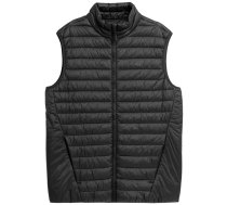 Men's down vest 4F deep black 4FSS23TDJAM082 20S | 4FSS23TDJAM082 20S  | 5904698144310 | WLONONWCRAW59