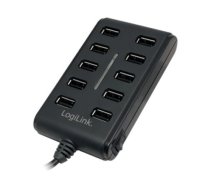 Logilink UA0125 USB Hub 10-Port USB2.0 with power adapter 3.5A, | Logilink | UA0125  | 4052792006896