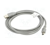 Cable; USB 2.0; USB A plug,USB B mini plug; gold-plated; 1.8m | CA-USBK10CC-0018S  | CA-USBK-10CC-0018-S