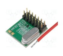 Module: RF; FM transmitter; FSK; 433.92MHz; SPI; 1.8÷3.6VDC; 20dBm | RFM42-433-D  | RFM42B-433D