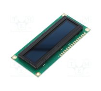 Display: OLED; alphanumeric; 16x2; Dim: 80x36x10mm; red; PIN: 16 | REC001602ARPP5N01  | REC001602ARPP5N00100