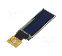 Display: OLED; graphical; 0.91"; 128x32; Dim: 30x11.5x1.26mm | DEP128032E1-Y  | DEP 128032E1-Y