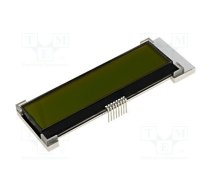 Display: LCD; alphanumeric; COG,STN Positive; 16x2; yellow-green | RX1602A3-YHW-TS  | RX1602A3-YHW-TS