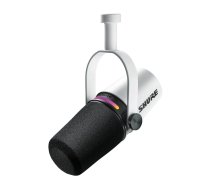 Shure MV7+-W - lectern/vocal microphone with XLR/USB-C connector, white | 010-03-663 | 042406812719 | MISSUHMIK0064