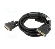 Cable; dual link; DVI-D (24+1) plug,both sides; 3m; black; 30AWG | CA-DVID10CC-0030BK  | CA-DVID-10CC-0030-BK