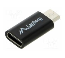 Adapter; OTG,USB 2.0; USB B micro plug,USB C socket; ABS | AD-UC-UM-01 | AD-UC-UM-01