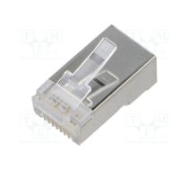 Connector: RJ45; plug; PIN: 8; Cat: 6a; Layout: 8p8c; for cable | MHRJC6AR21NN  | MHRJC6AR21NN