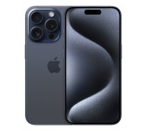 Apple | iPhone 15 Pro | Blue Titanium | 6.1 " | Super Retina XDR display with ProMotion | 2556 x 1179 pixels | Apple | A17 Pro | Internal RAM 8 GB | 256 GB | Dual SIM | Nano-SIM and eSIM | 3G | 4G | 5G | Main camera resolution 48+12+12 MP | Secondary | MTV63PX/A  | 195949019753