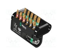 Tools set: screwdriver bits; plastic box; 1/4"; 12pcs. | WERA.05057421001 | 05057421001