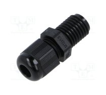 Cable gland; without nut,with long thread; M12; 1.5; IP68; black | 1SNG601009R0000  | EP-SG-M12-BL-C