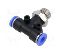 Push-in fitting; T-tap splitter; -0.95÷15bar; Thread: G 1/4" | 131.014-6  | 131.014-6