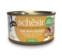 SCHESIR Tuna with chicken in jelly - wet cat food - 85g | DLKAPFKAM0049 | 8005852750051 | DLKAPFKAM0049