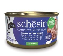 SCHESIR Tuna with beef in jelly - wet cat food - 85g | DLKAPFKAM0050 | 8005852750075 | DLKAPFKAM0050