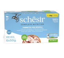 SCHESIR Tuna with sea bass in jelly - wet cat food - 6x50g | DLKAPFKAM0061 | 8005852753052 | DLKAPFKAM0061