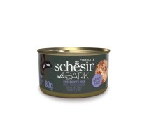 SCHESIR After Dark Chicken fillet with duck in broth - wet cat food - 80g | DLKAPFKAM0067 | 8005852212313 | DLKAPFKAM0067