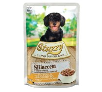 STUZZY Sfilaccetti Chicken with ham - wet dog food - 100g | DLPAPFKAM0033 | 8005852257314 | DLPAPFKAM0033