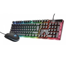 Klaviatūra Trust GXT 838 Azor Gaming Combo Black | 23289  | 8713439232899