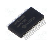 IC: dsPIC microcontroller; 64kB; 16kBRAM; SSOP28; 3÷3.6VDC; DSPIC | 33AK64MC102-I/SS  | DSPIC33AK64MC102-I/SS