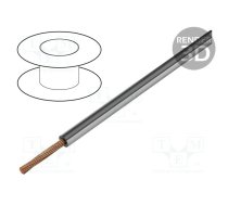 Wire; FLRY-B; 1x0.75mm2; stranded; Cu; PVC; black-white; 60V; 100m | FLRY-B0.75-BK/WH | FLRY-B0.75-BK/WH