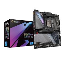 Gigabyte Z790 AORUS MASTER X Motherboard- Supports Intel 13th Gen CPUs, 20+1+2 phases VRM, up to 8266MHz DDR5 (OC), 1x PCIe 5.0 + 4x PCIe 4.0 M2, 10GbE LAN, Wi-Fi 7, USB 3.2 Gen 2x2 | Z790 AORUS MASTER X  | 4719331857585