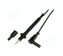 Test lead; 20A; probe tip,banana plug 4mm; with protection | 4412-D4-IEC-100N  | 4412-D4-IEC-100N