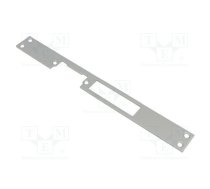 Frontal plate; for electromagnetic lock; grey; steel | LOC-906G  | 906 G