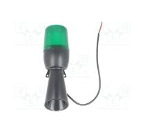 Signaller: lighting-sound; 12÷24VDC; 12÷24VAC; LED; green; IP65 | T0-IT070G024Z  | T0-IT070G024Z