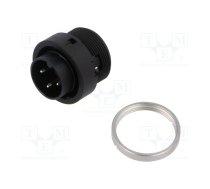 Connector: circular; 678; 150V; PIN: 3; socket; male; soldering; 7A | 99-0607-00-03  | 99 0607 00 03