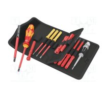 Screwdriver: insulated-set; insulated; 1kVAC; bag; 18pcs. | WERA.05006613001 | 05006613001