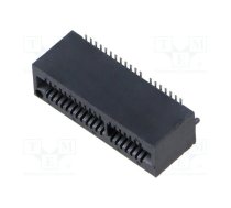 Connector: card edge; PIN: 40; 1mm; gold flash; SMT; on PCBs | MEC1-120-02-F-D-A  | MEC1-120-02-F-D-A