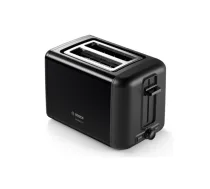 Bosch | DesignLine Toaster | TAT3P423 | Power 970 W | Number of slots 2 | Housing material Stainless steel | Black | TAT3P423 | 4242005188635