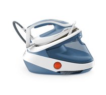 TEFAL | Steam Station Pro Express | GV9710E0 | 3000 W | 1.2 L | 7.6 bar | Auto power off | Vertical steam function | Calc-clean function | White/Blue | GV9710EO  | 3121040085103