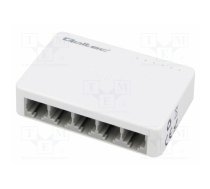 Switch Fast Ethernet; PnP,LED status indicator,PoE (PoE); 150m | QOLTEC-52247  | 52247