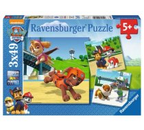 Puzzle 3x49 pieces Paw Patrol Team | WZRVPT0UC009239  | 4005556092390 | 09239