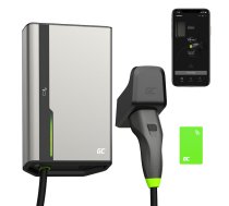 Greencell HabuDen Wallbox 22kW 32A 7.5m NFC Cable Type 2 Smart EV Charging Station with GC App Bluetooth WiFi | EVGC021B2275 | 5904326374683