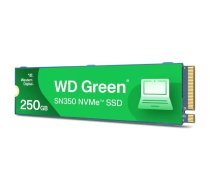 WD Green SN350 NVMe SSD 250GB M.2 2280 | DGWDCWK250G2G0C  | 718037880075 | WDS250G2G0C