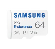 Samsung PRO Endurance MB-MJ64KA/EU 64 GB  MicroSD Memory Card  Flash memory class U1  V10  Class 10  SD adapter | MB-MJ64KA/EU  | 8806092767249