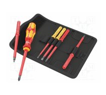 Screwdriver: insulated-set; insulated; square,Phillips,slot | WERA.05006604001 | 05006604001