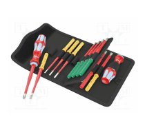 Screwdriver: insulated-set; insulated,slim; PZ/S1,PZ/S2; 1kVAC | WERA.05006631001 | 05006631001