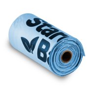 STARCHBAG BIO compostable poop bags light blue – 1x15 pcs | DLZSRHNSP0013 | DLZSRHNSP0013