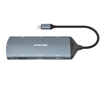 CANYON hub DS-15 8in1 4k USB-C Dark Grey | CNS-TDS15 | 5291485008697