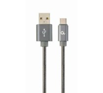 Gembird USB Type-C Male to USB Type-A 2m | CC-USB2S-AMCM-2M-BG  | 8716309107976