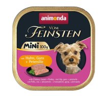 ANIMONDA Vom Feinsten Adult Mini Chicken, goose and parsley - wet dog food - 100g | DLPANMKAM0013 | 4017721823593 | DLPANMKAM0013